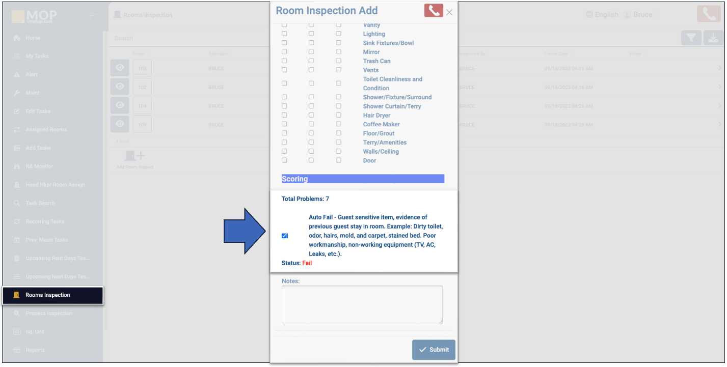 Complete A Room Inspection MOP 2 0   Edbsn385c7e36b7b25510dc44c67192319e7a0b0e8461a17df6574323134bd9e9bbc4799b215478fb1957efc0267e9e804c1b