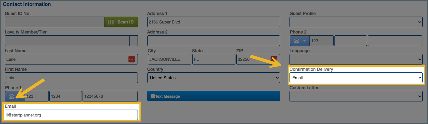 Email a Confirmation Letter for an Individual Reservation (Cloud) 🎥